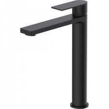 Vitruvius Tiber Single lever high basin mixer,w/o pop-up waste DR brass Matt Black